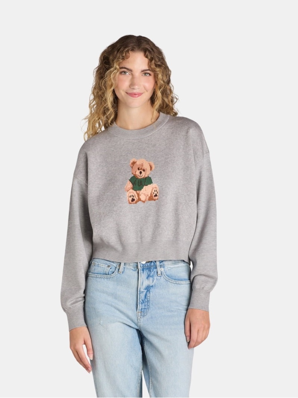 Liv & Lottie | Juniors’ Bear Graphic Sweater
